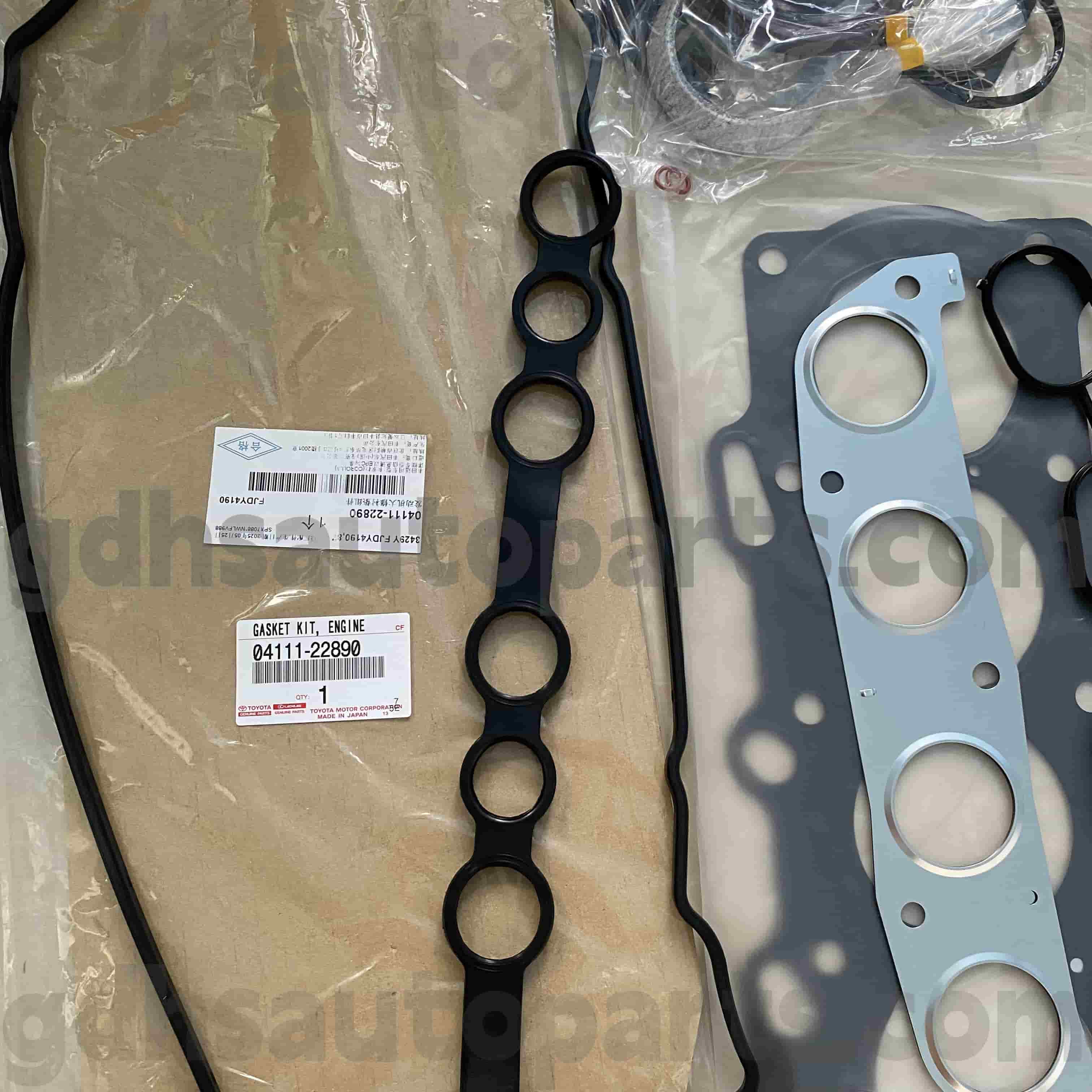 04111-22890 Toyota Genuine Part Engine ReforhaL Kit για Corolla