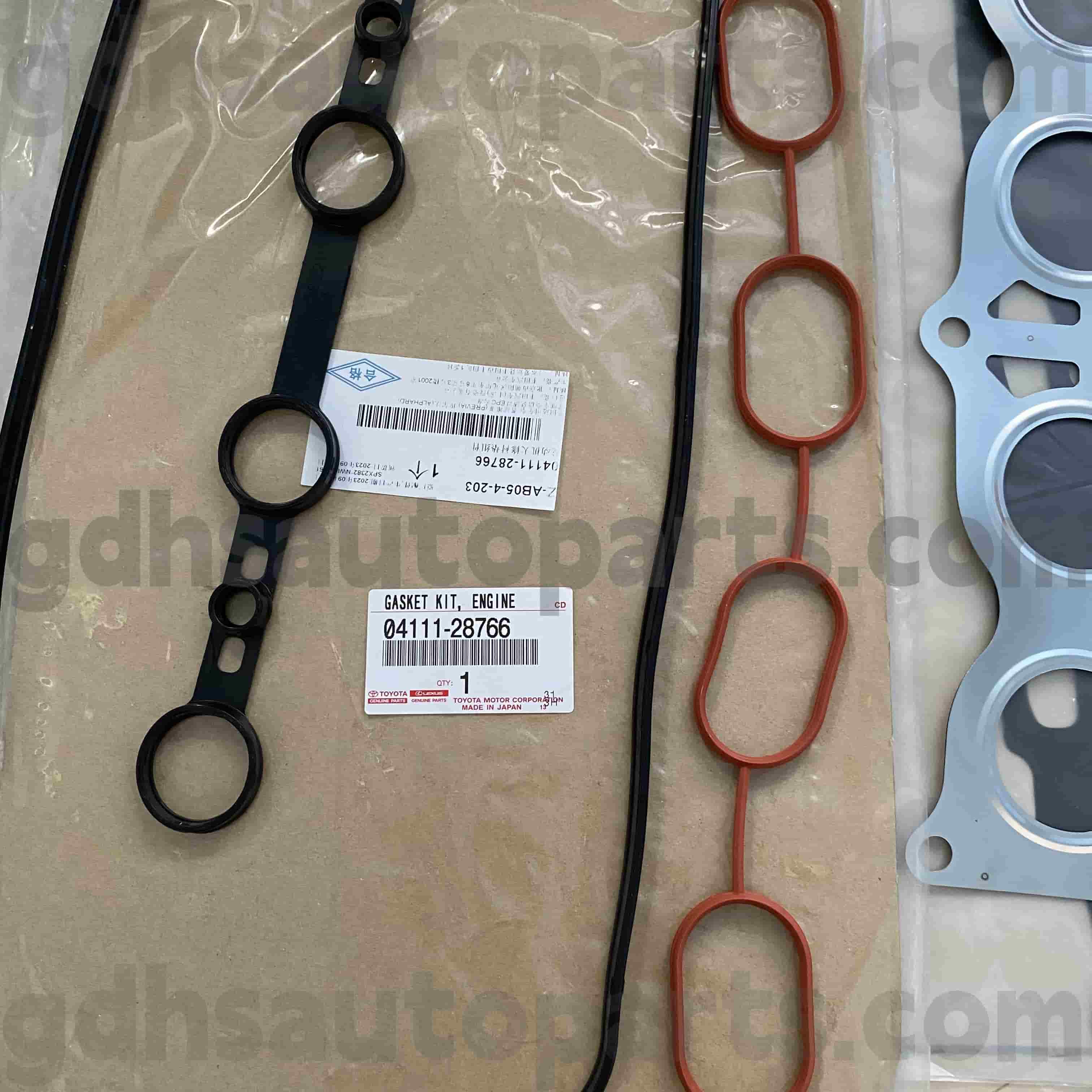 04111-28766 Toyota Genuine Part Engine Reforhul Kit για Previa, Estima, Alphard