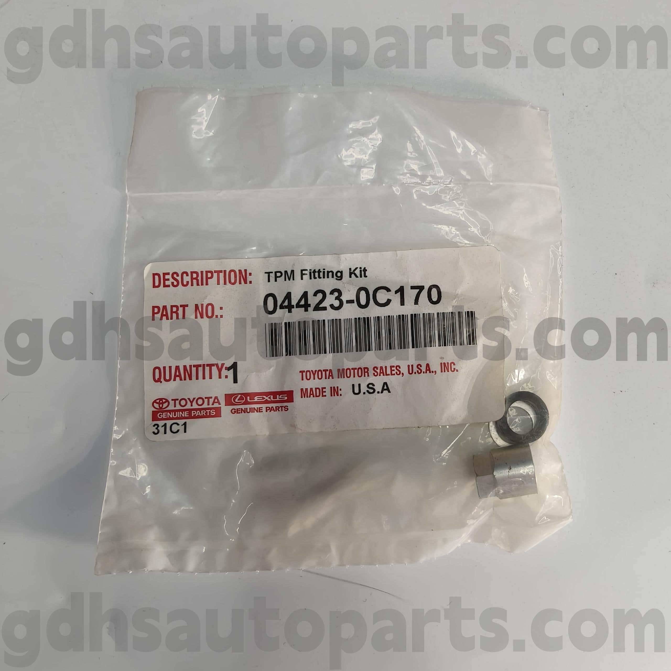 04423-0C170 Toyota Γνήσια μέρη βαλβίδα στελέχη για Sienna, Highlander (NAP) σασί αρ. GSL3#