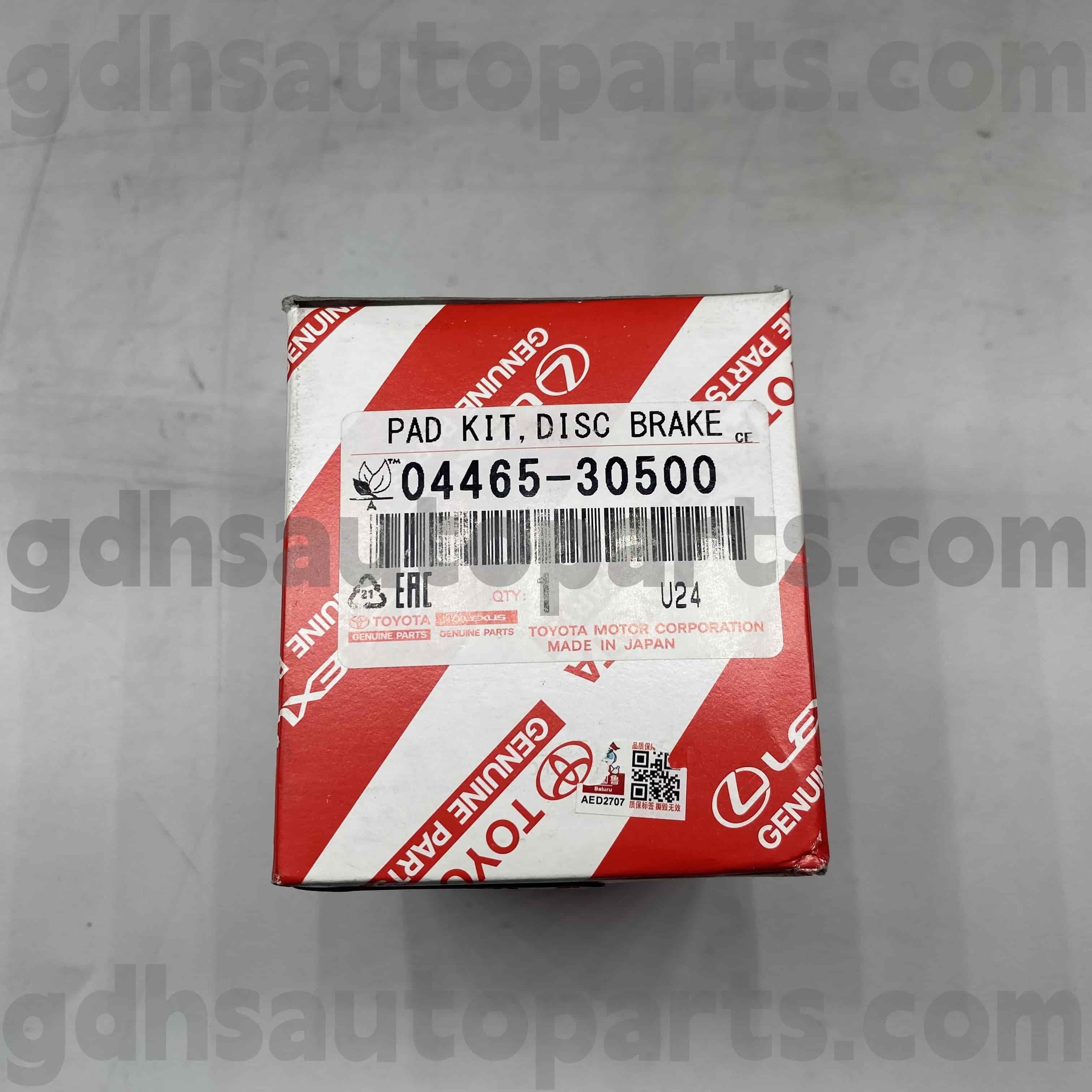 04465-30500 Toyota Γνήσια εξαρτήματα Μπροστά φρένα για το Lexus IS250C/350C, GS Series Chassis no. GRS190