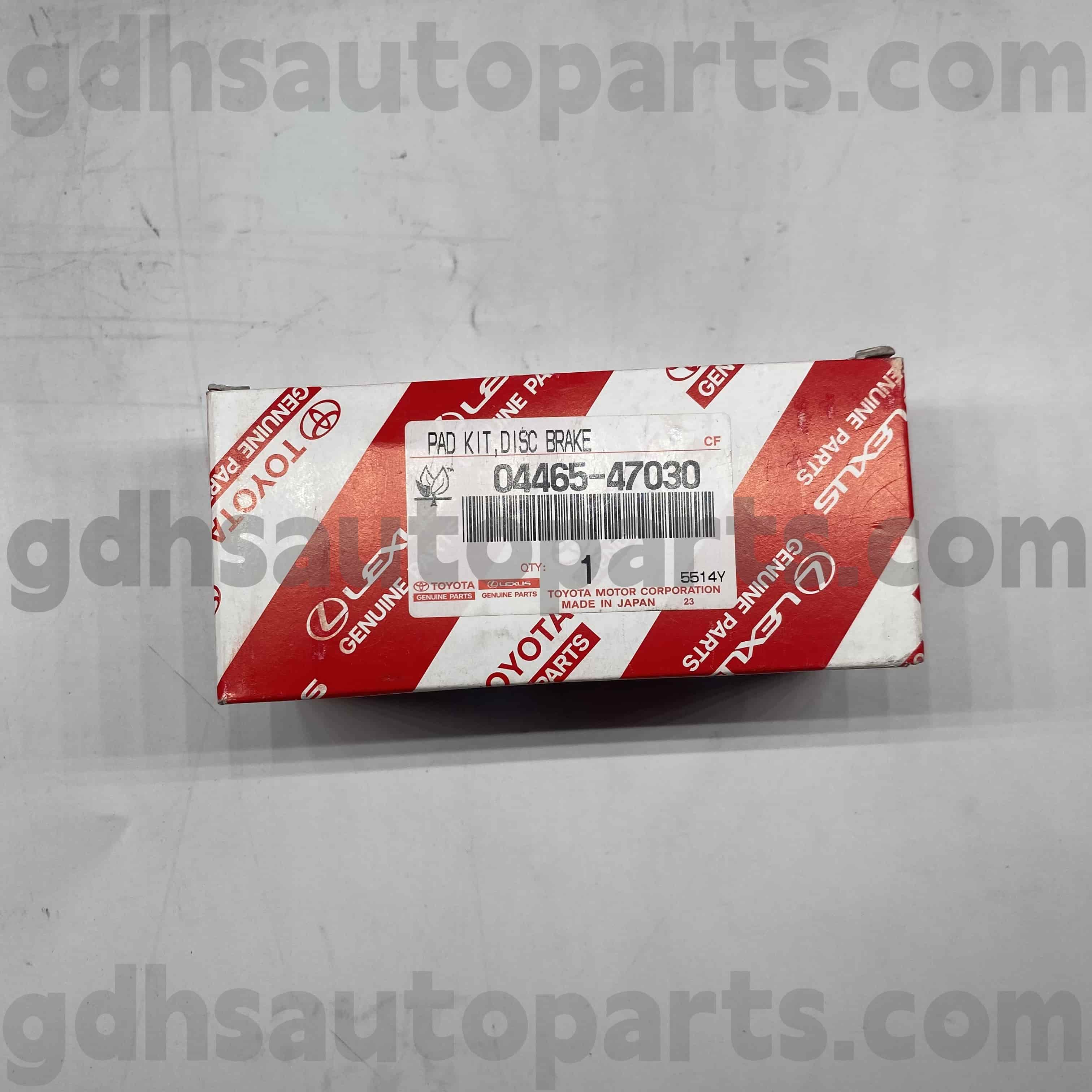 04465-47030 Toyota Γνήσια εξαρτήματα Μπροστά φρένα για Prius, Celica Chassis no. ZZT230