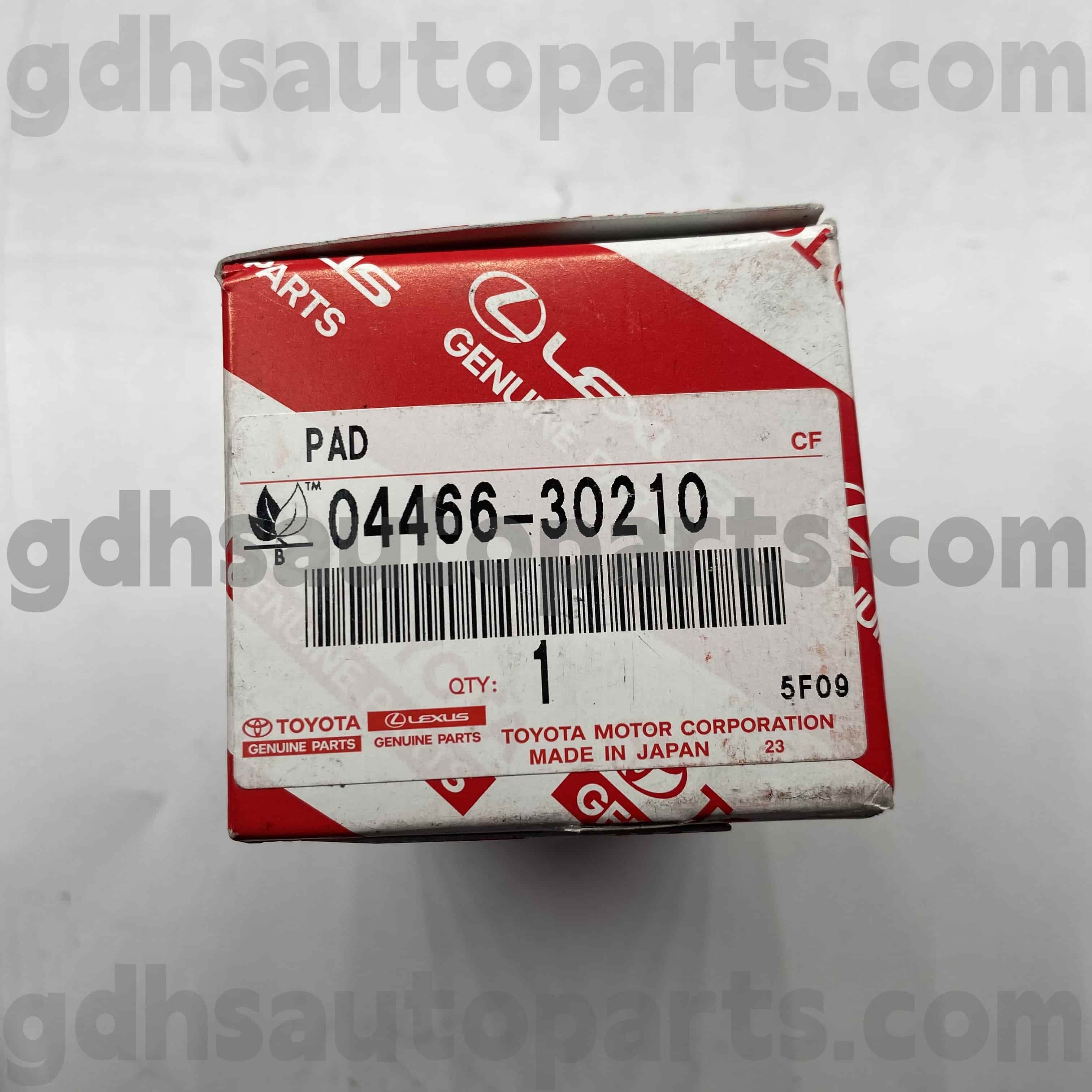 04466-30210 Toyota Γνήσια εξαρτήματα Πίσω φρένα για Reiz, Crown/Majesta, Lexus GS Σειρά Σασί Όχι. GRS182 GRX122