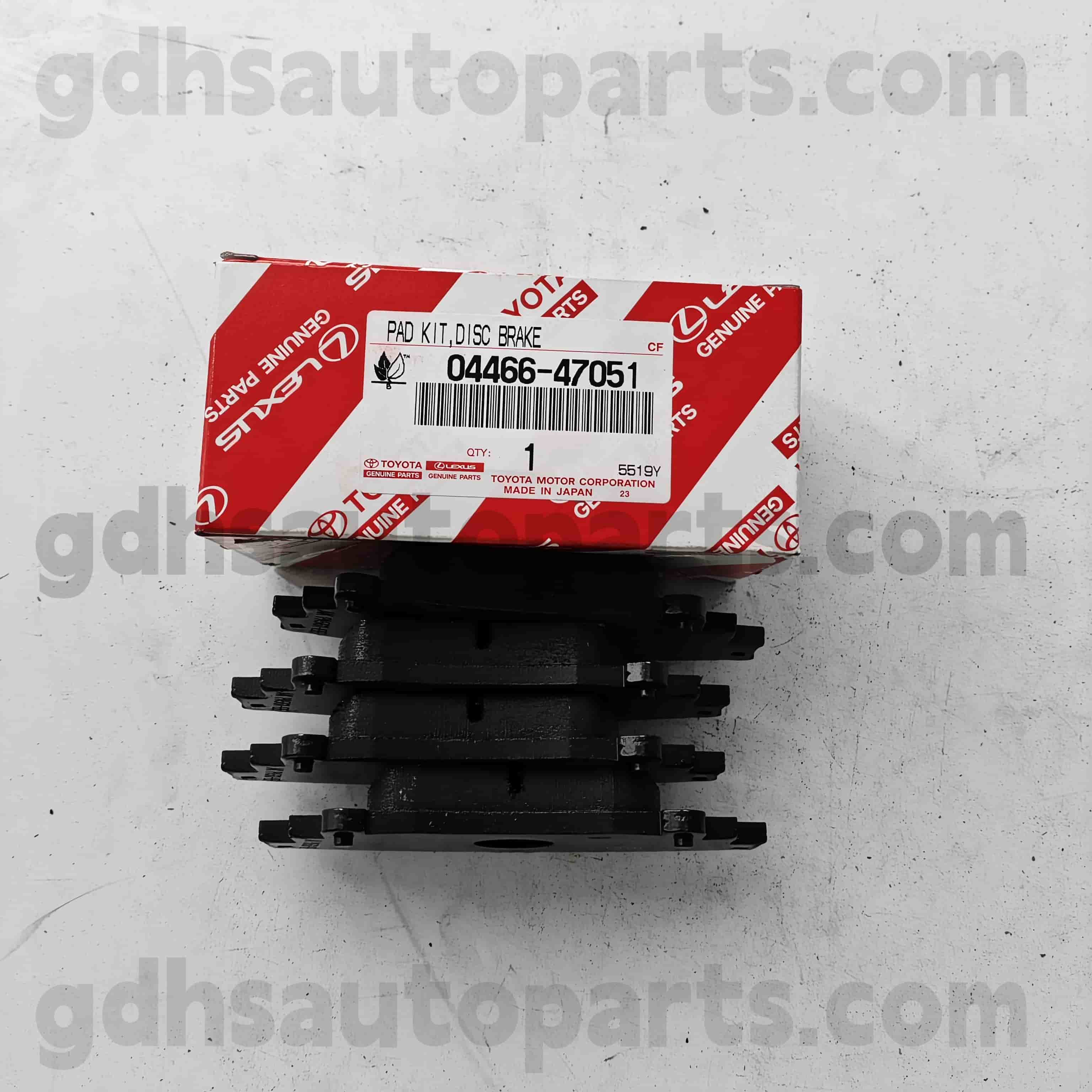 04466-60140 Toyota Γνήσια εξαρτήματα Πίσω φρένα για το Land Cruiser Prado 、 Fortuner 、 Hilux Chassis no. GRJ150