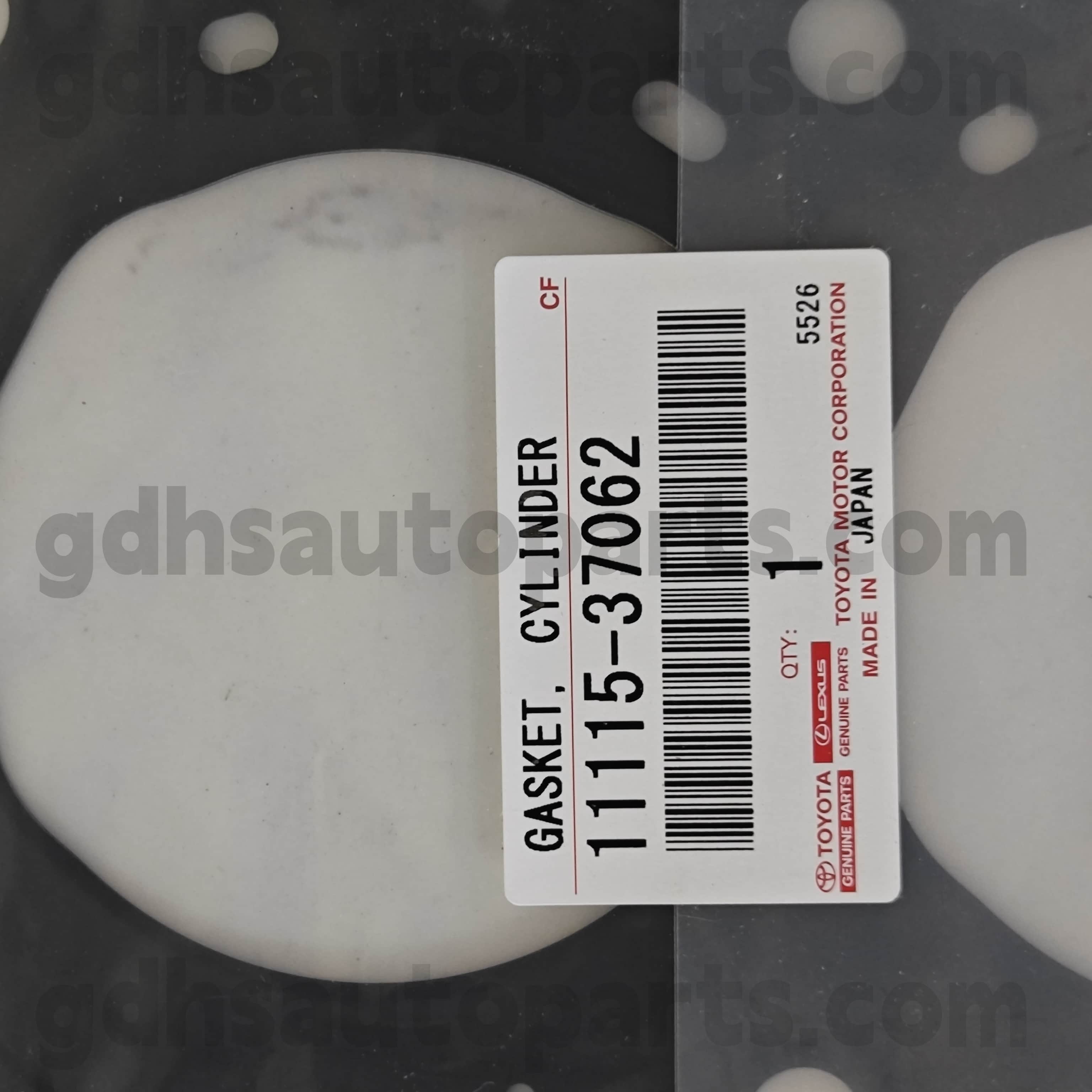 11115-37062 Toyota Γνήσια εξαρτήματα Κύλινδρο φλάντζα κεφαλής για Corolla 、 C-HR