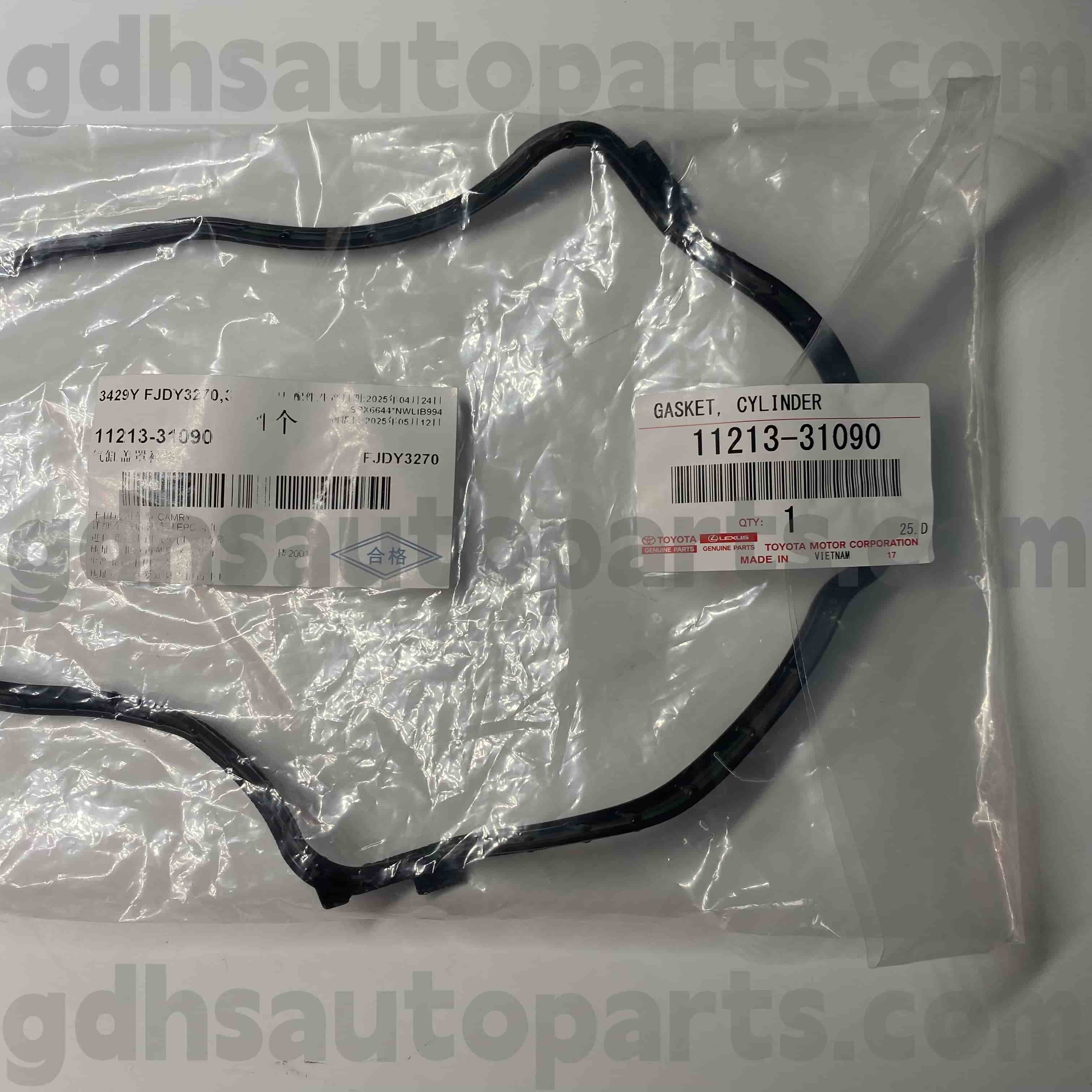 11213-31090 Toyota Γνήσια μέρη δεξιά κάλυμμα βαλβίδας καουτσούκ για τον αιώνα, Lexus LS500/500H σασί No.GGH30