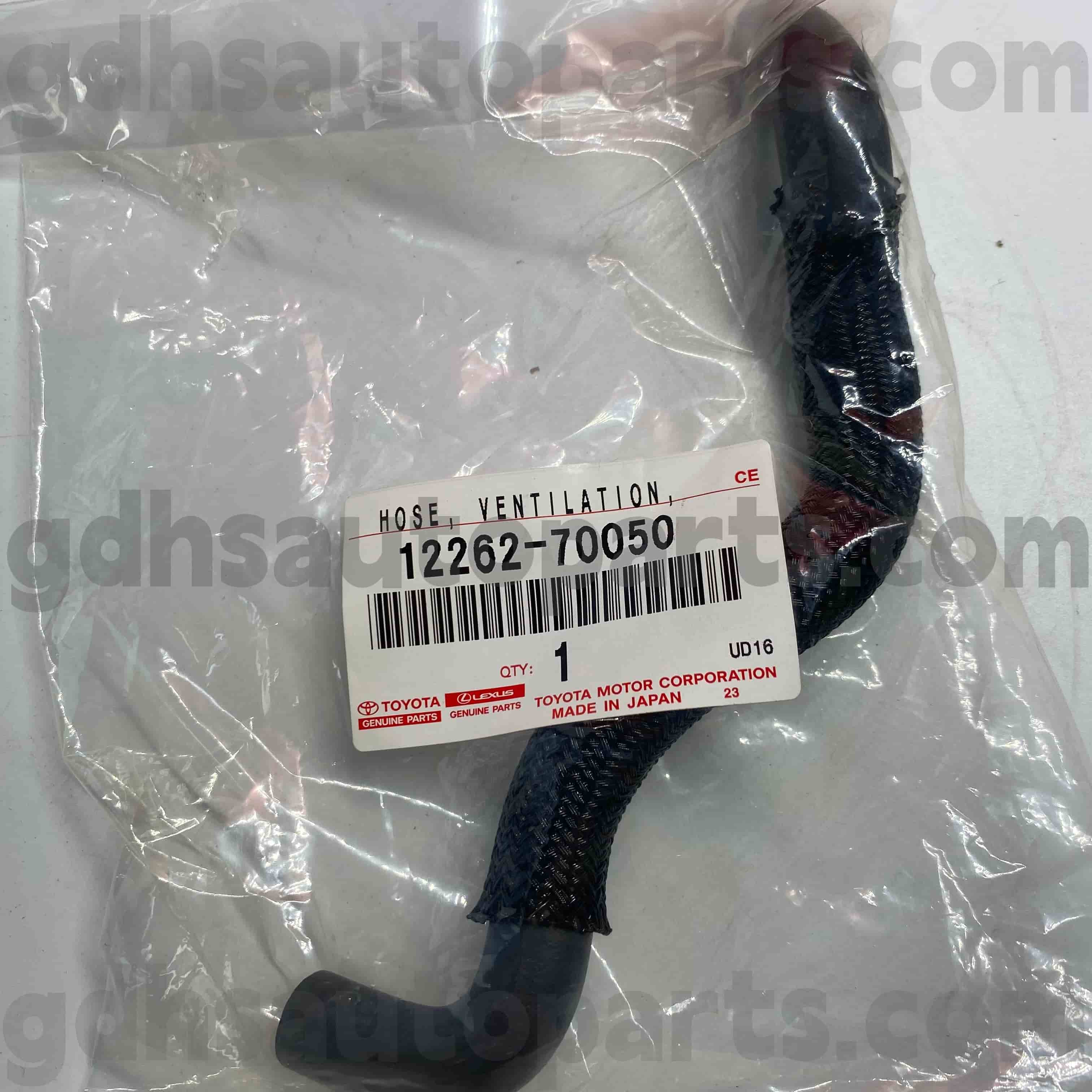 12262-70050 Toyota Γνήσια Ανταλλακτικά Βαλβίδα PCV για CRESTA, CROWN COMFORT, Πλαίσιο LEXUS IS200/300 NO.1GFE..GX11#..GD,IR