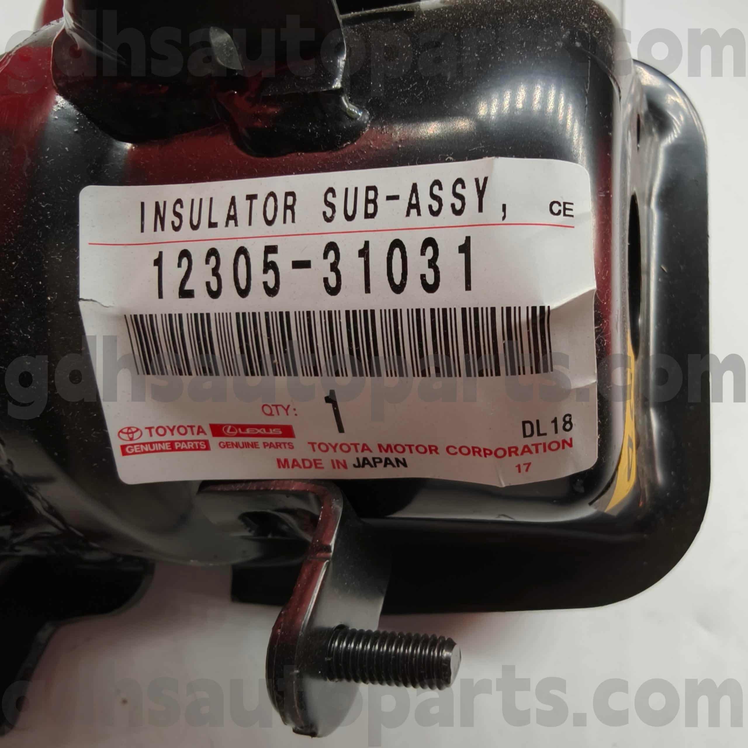 12305-31031 Toyota Genuine Parts Δεξιά βάση κινητήρα για CAMRY/HYBRID, RAV4 σασί