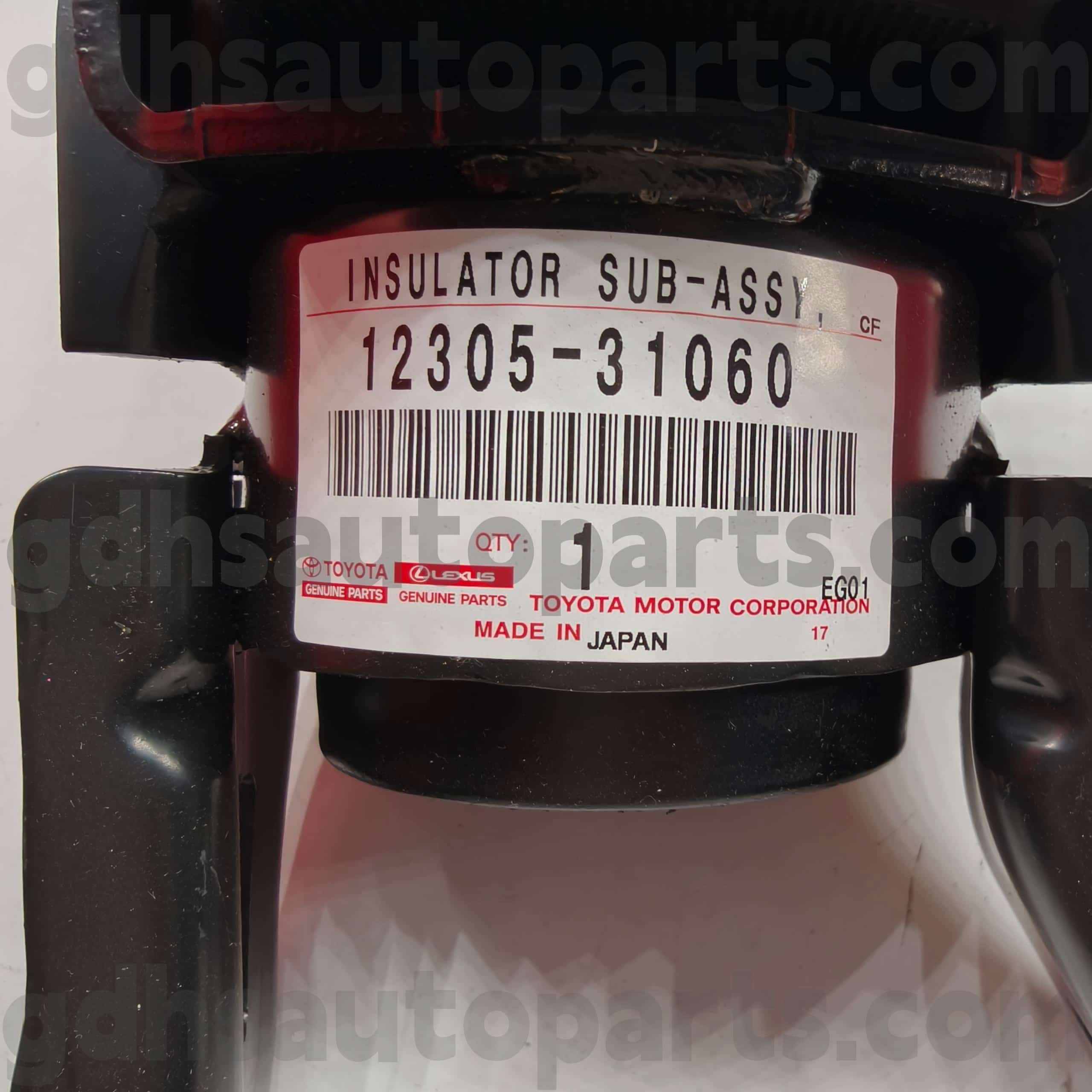 12305-31060 Toyota Genuine Parts Δεξιά βάση κινητήρα για ALPHARD, LEXUS LM350/LM300H Chassis NO.GGH30