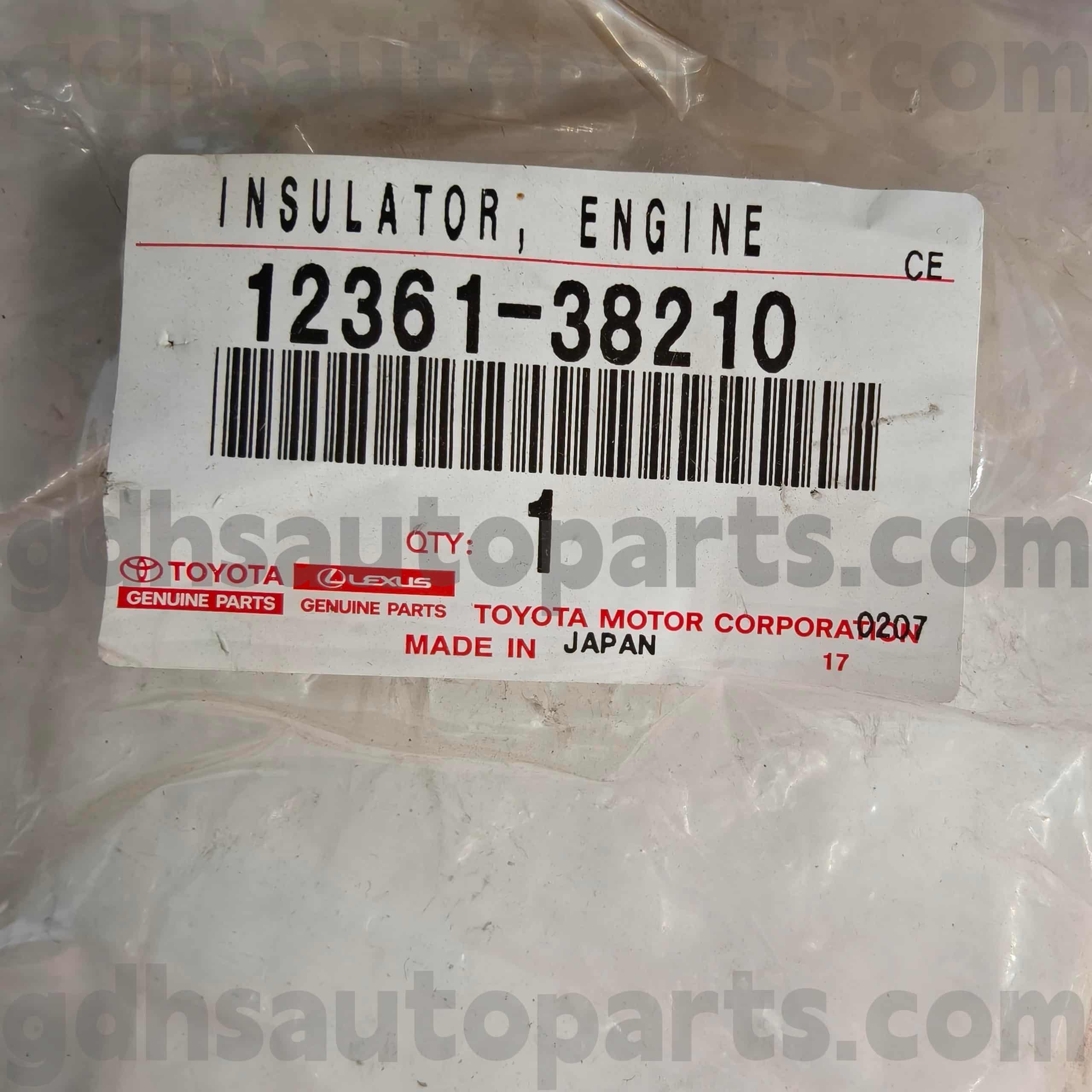 12361-38210 Toyota Genuine Parts Μπροστινή βάση κινητήρα για LEXUS LS460/460L Chassis NO.1URFSE USF45 46