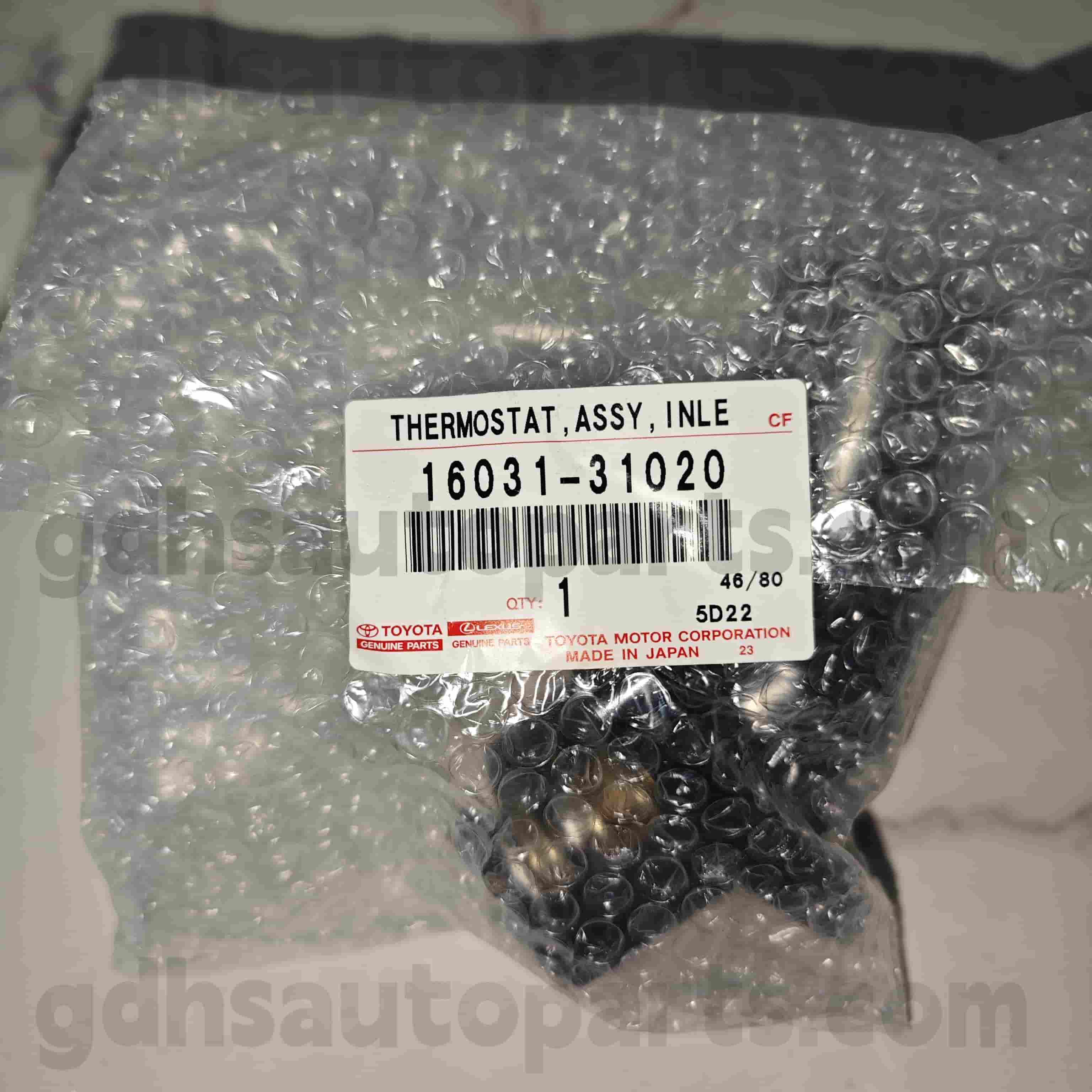 16031-31020 Toyota Γνήσια μέρη Θερμοστάτη για Lexus GS30/35/43/460 、 Crown/Hybrid Chassis αρ. 3grfe..grs202