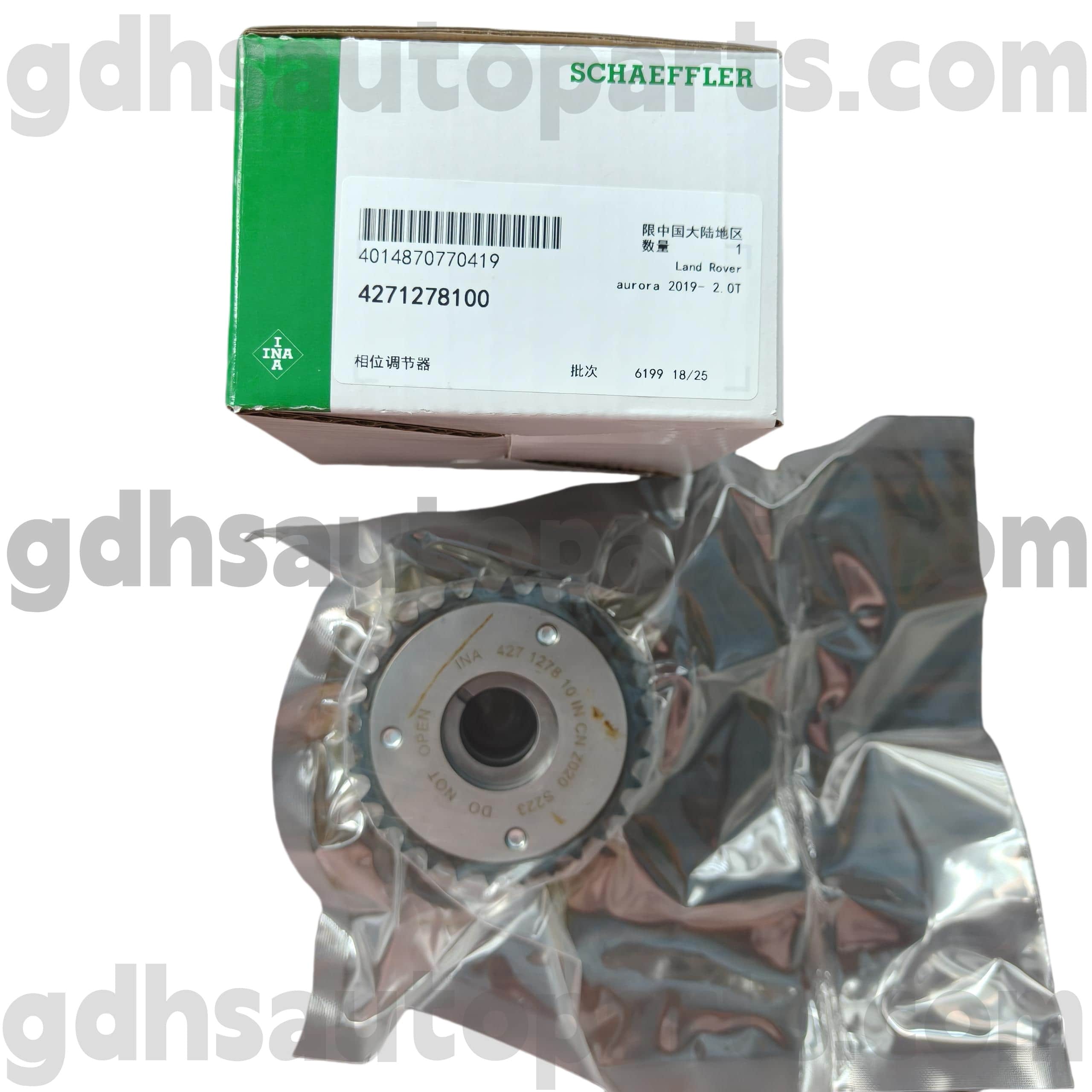 4271278100 Schaeffler Ina Camshaft Timing Sprocket For Range Rover Velar, Land Rover Discovery 4, Range Rover, Range Rover Sport OE. LR142279