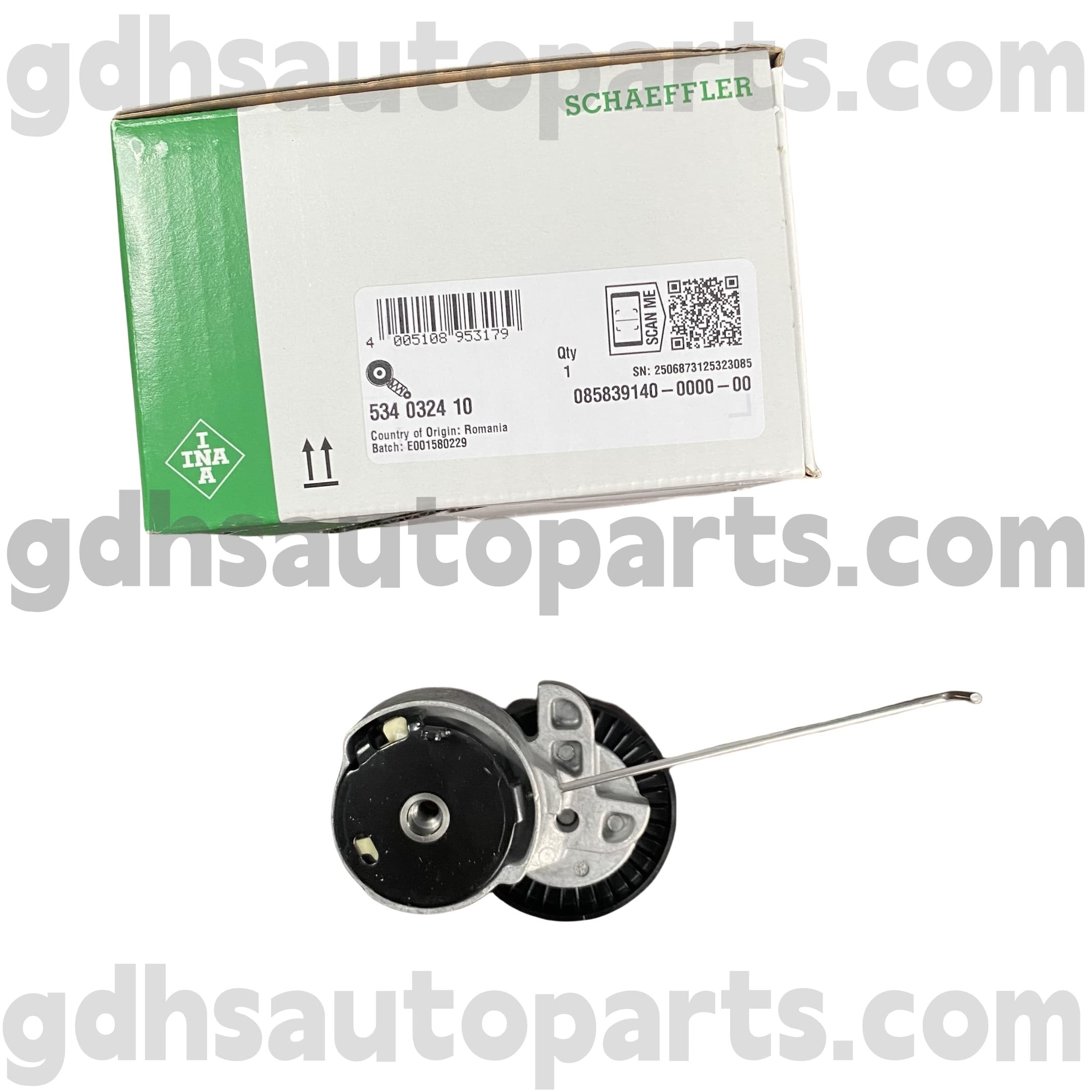 5340324100 Schaeffler Ina Drive Belt Enterser για το Land Rover Freelander 2 OE no. LR004667