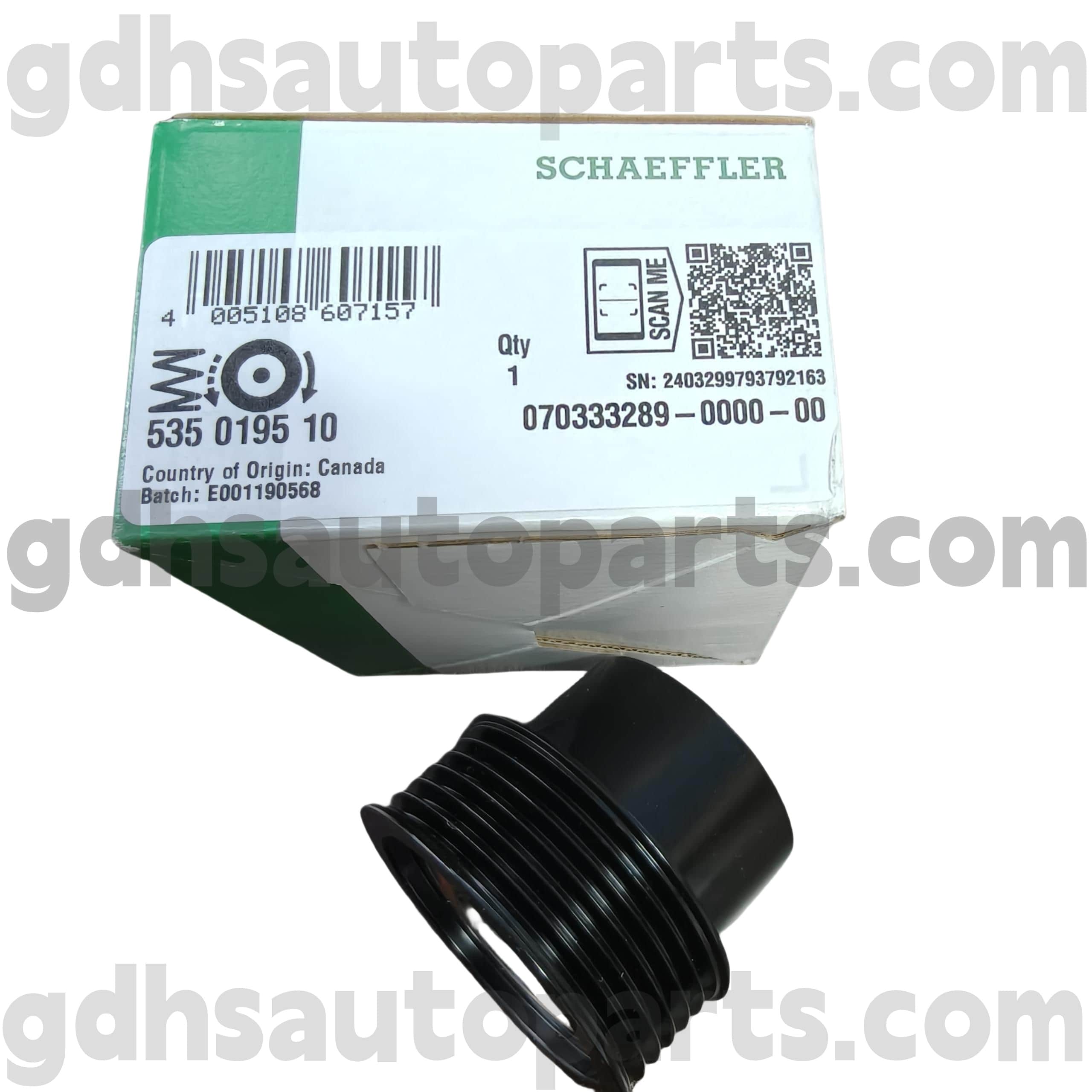 5350195100 Schaeffler Ina Idler Pulley για Land Rover Freelander 2 OE no. LR005993