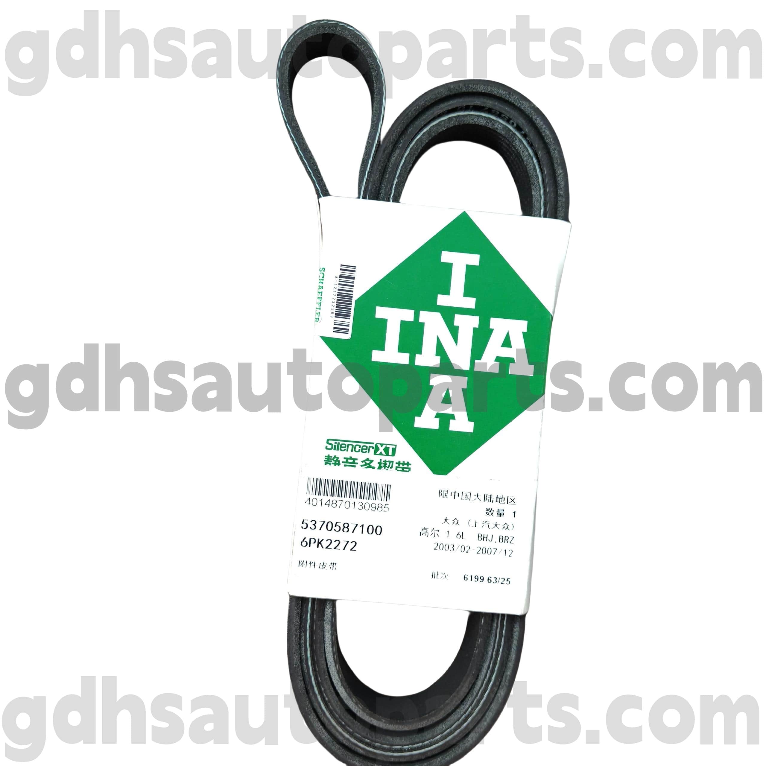 5370587100 Schaeffler Ina Drive Belt for Range Rover OE no. PQR500320
