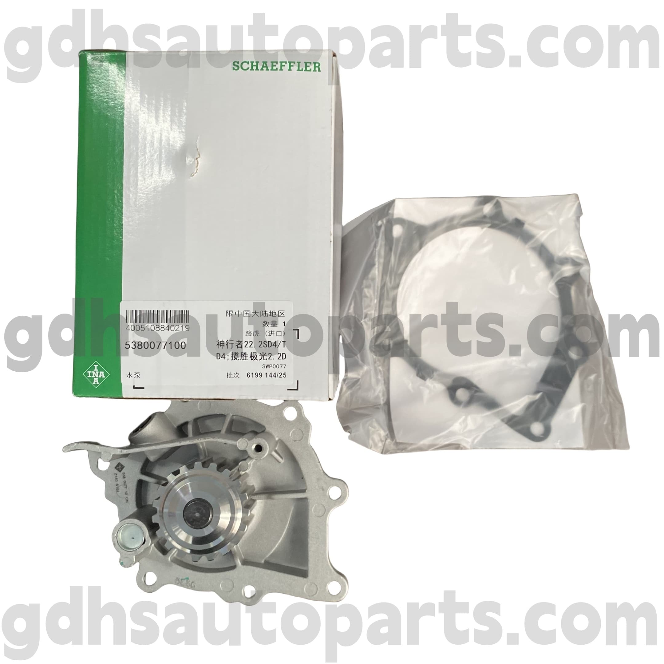 5380077100 Schaeffler Ina Water Pump για το Range Rover Evoque, Land Rover Freelander 2 OE no. LR011694