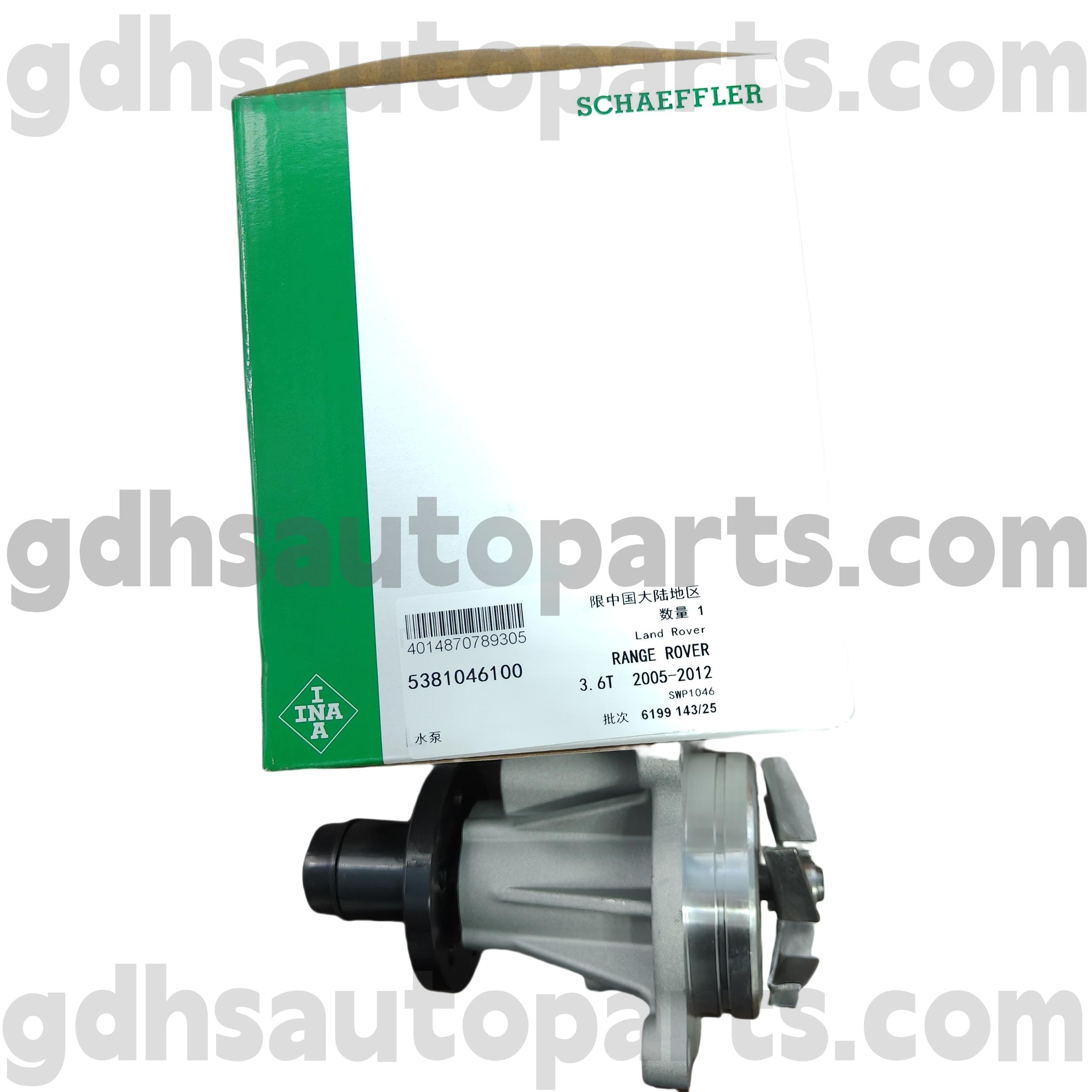 5381046100 Schaeffler Ina Water Pump For Range Rover, Range Rover Sport OE Όχι. LR008863