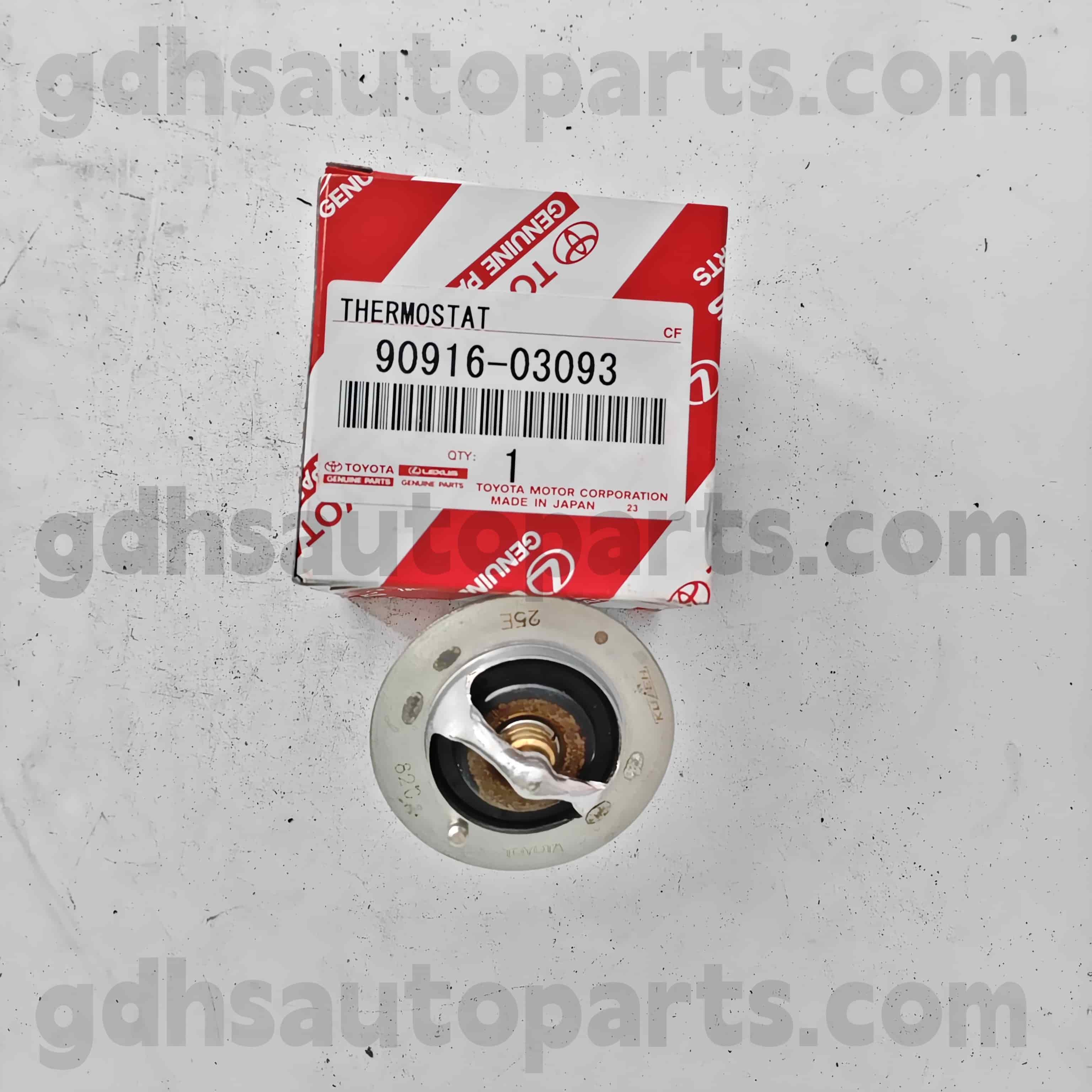 90916-03118 Toyota Γνήσια εξαρτήματα Θερμοστάτη για Hilux 、 Land Cruiser Prado 、 Fortuner 、 Πλαίσιο του περιπέτεια αρ. 1kdftv..kdj120